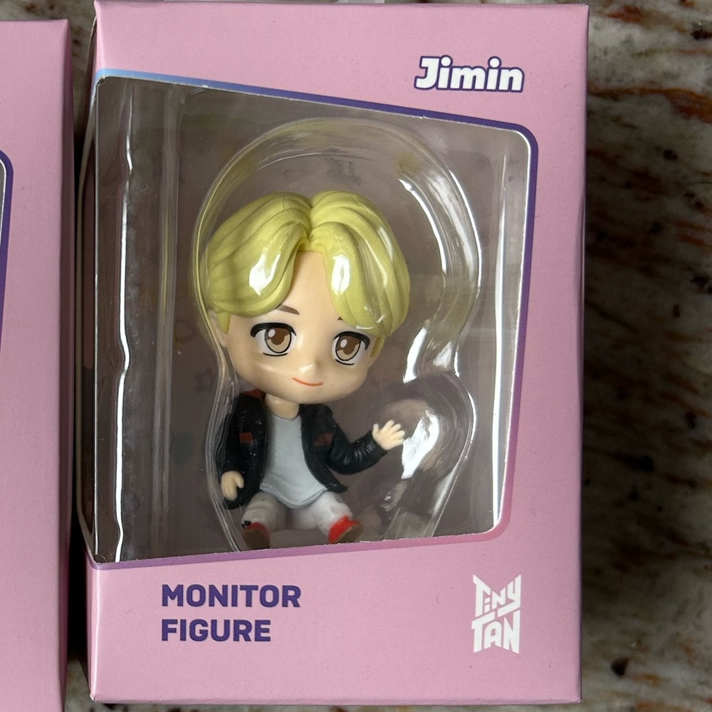 BTS Jimin Tiny TAN Monitor Figure Official Kpop Idols